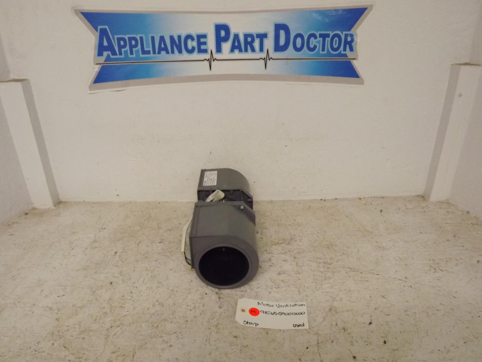 Sharp Microwave 9KC651590010000 Motor Ventilation Used Sharp Microwave 9KC651590010000 Motor Ventilation Used
